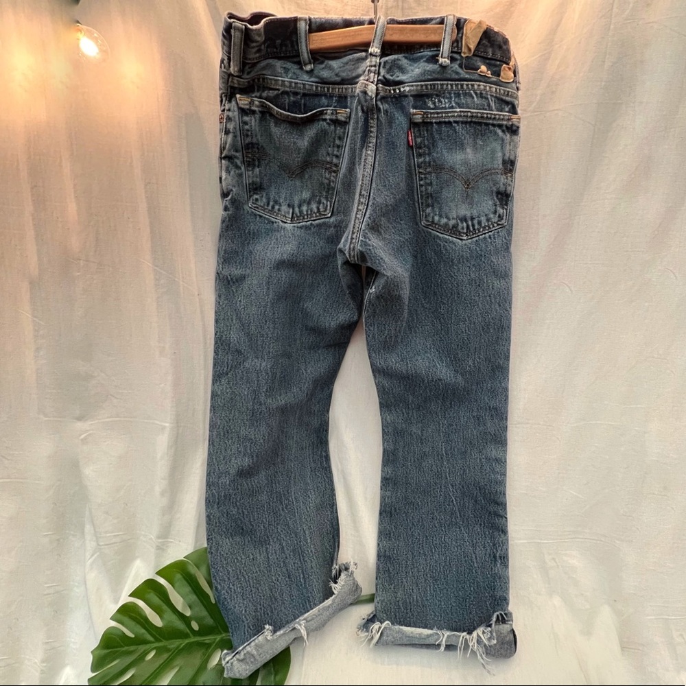 Vintage naturally distressed Levi’s 517 34/30